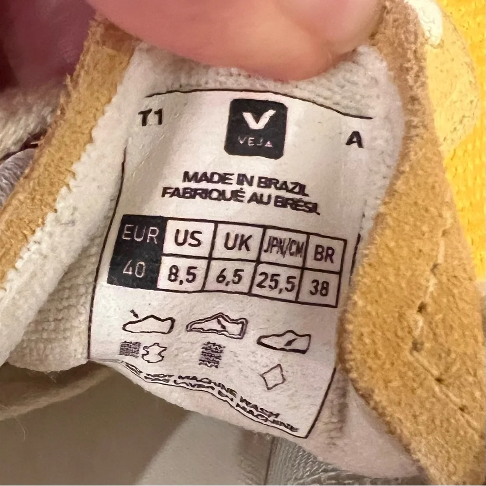 Veja X Ba&sh Shoes Womens 8.5 Yellow Alveomesh Ouro Pierre Athletic Sneakers
